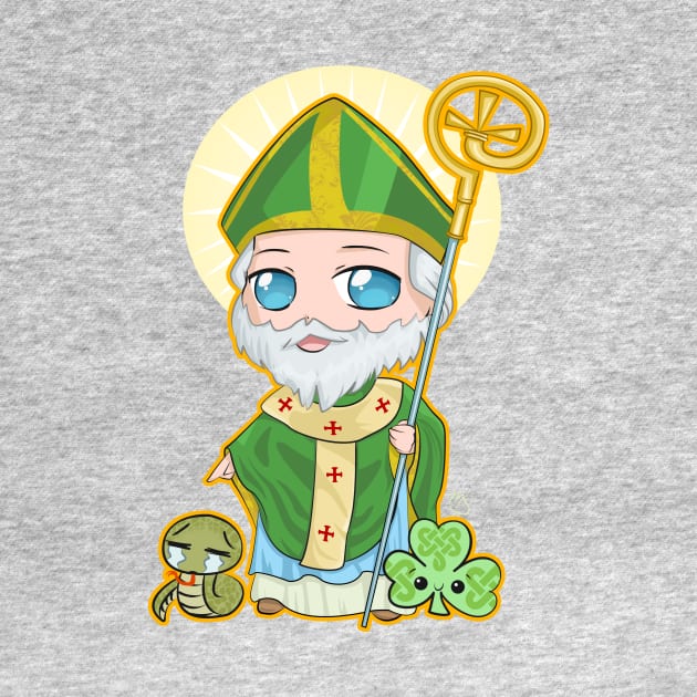 Chibi St. Patrick by Megasha